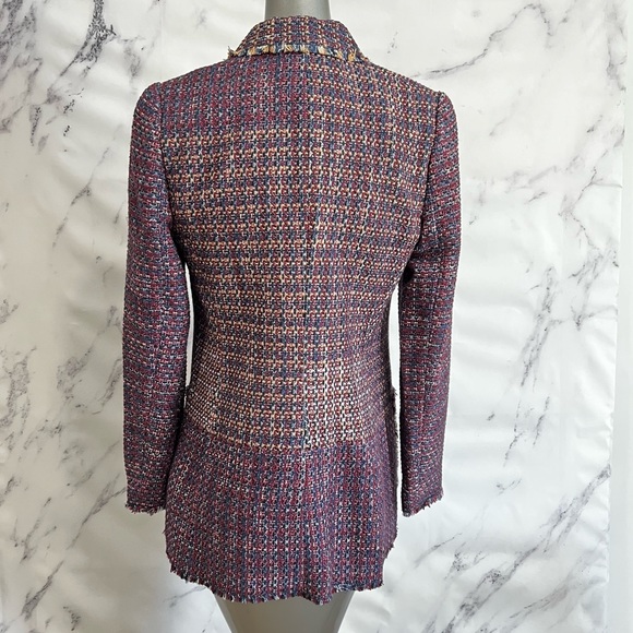Rebecca Taylor Blanket Tweed Jacket Blazer - Picture 2 of 7